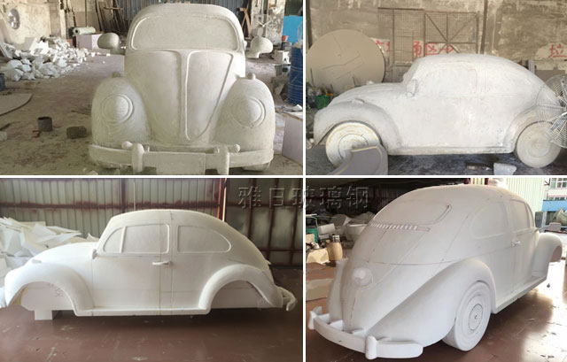 玻璃鋼甲殼蟲汽車模型制作